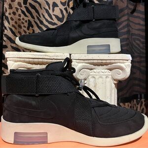 Nike Air Fear of God 1 Raid Black Fossil M 10